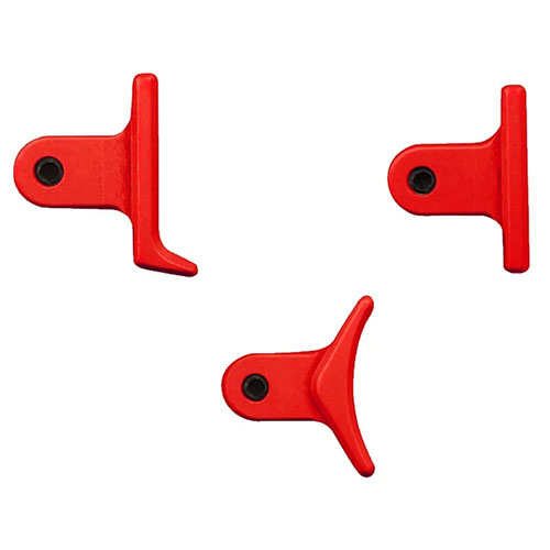 Mejora tu precisión con el kit de zapatos ajustables Calvin Elite de Timney, que incluye opciones heeled, curved y straight en varios colores.