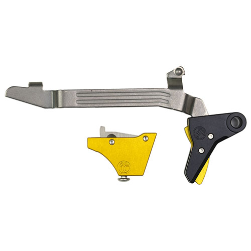 Mejora tu precisión con el GLOCK TRIGGER de TIMNEY, con un peso de tiro de 3 lb, diseñado para modelos G20, G21, G29, G30, G40 y G41.