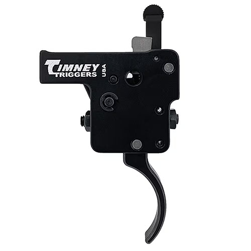 El gatillo Timney M48 ofrece ajuste de peso de 1.5-4lb, seguridad confiable, y un disparo limpio, perfecto para caza y precisión.