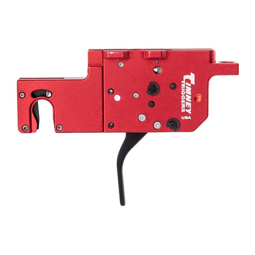 Mejora tu precisión con el gatillo de dos etapas Timney, fácil de instalar, sin necesidad de armero, diseñado para calibres estándar y magnum.