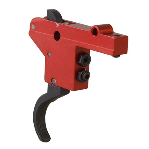 Disfruta de un disparo limpio y ajustable con el gatillo SPRINGFIELD de TIMNEY, que permite regular el peso de 2 a 4 lb y ofrece un diseño sin seguridad en el modelo Featherweight.