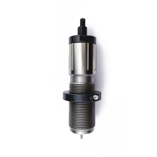 Los dies FL de TRIEBEL para el 50 BMG permiten un dimensionado preciso de la vaina, con expander y pin de eyección integrados, fácil de reemplazar.