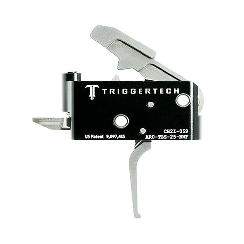 Disfruta de un disparo preciso y confiable con el TRIGGERTECH AR15, gracias a su Frictionless Release Technology™ y ajuste de peso adaptable sin afectar la fuerza del percutor.