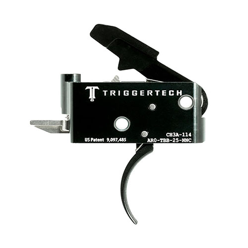 Descubre el TRIGGERTECH AR15, un gatillo adaptable con Frictionless Release Technology™, acción de dos etapas y resistencia a la corrosión para un rendimiento excepcional.