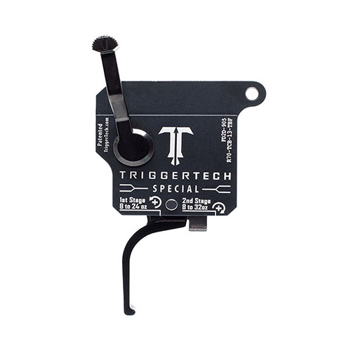 Disfruta de un disparador TRIGGERTECH REM700 con tecnología Frictionless Release, 4 puntos de seguridad y ajuste de peso en dos etapas para un rendimiento excepcional.