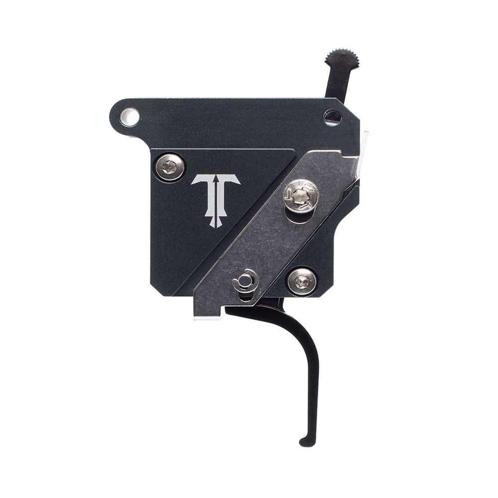 TRIGGERTECH Rem700 Special - Two-Stage - Right - No bolt release - Straight Flat (PVD Black)