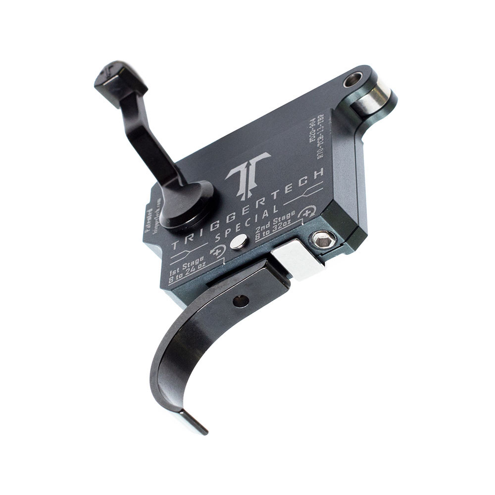 TRIGGERTECH Rem700 Special - Two-Stage - Right - No bolt release - Pro Curved (PVD Black)