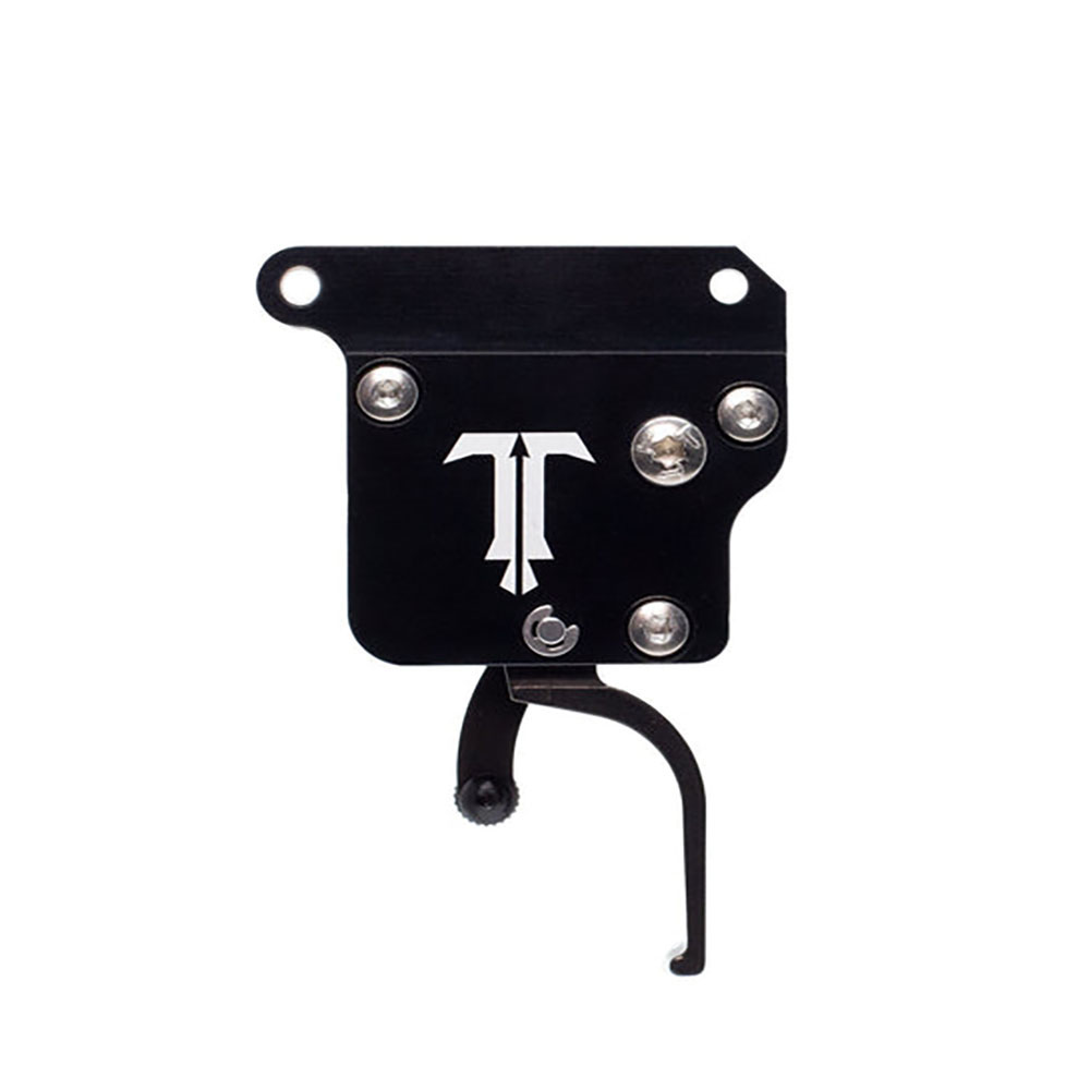 TRIGGERTECH Rem700 Special Bottom Safety - Right - No bolt release - Straight Flat (PVD Black)