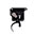 TRIGGERTECH Rem700 Special Bottom Safety - Right - No bolt release - Pro Curved (PVD Black)