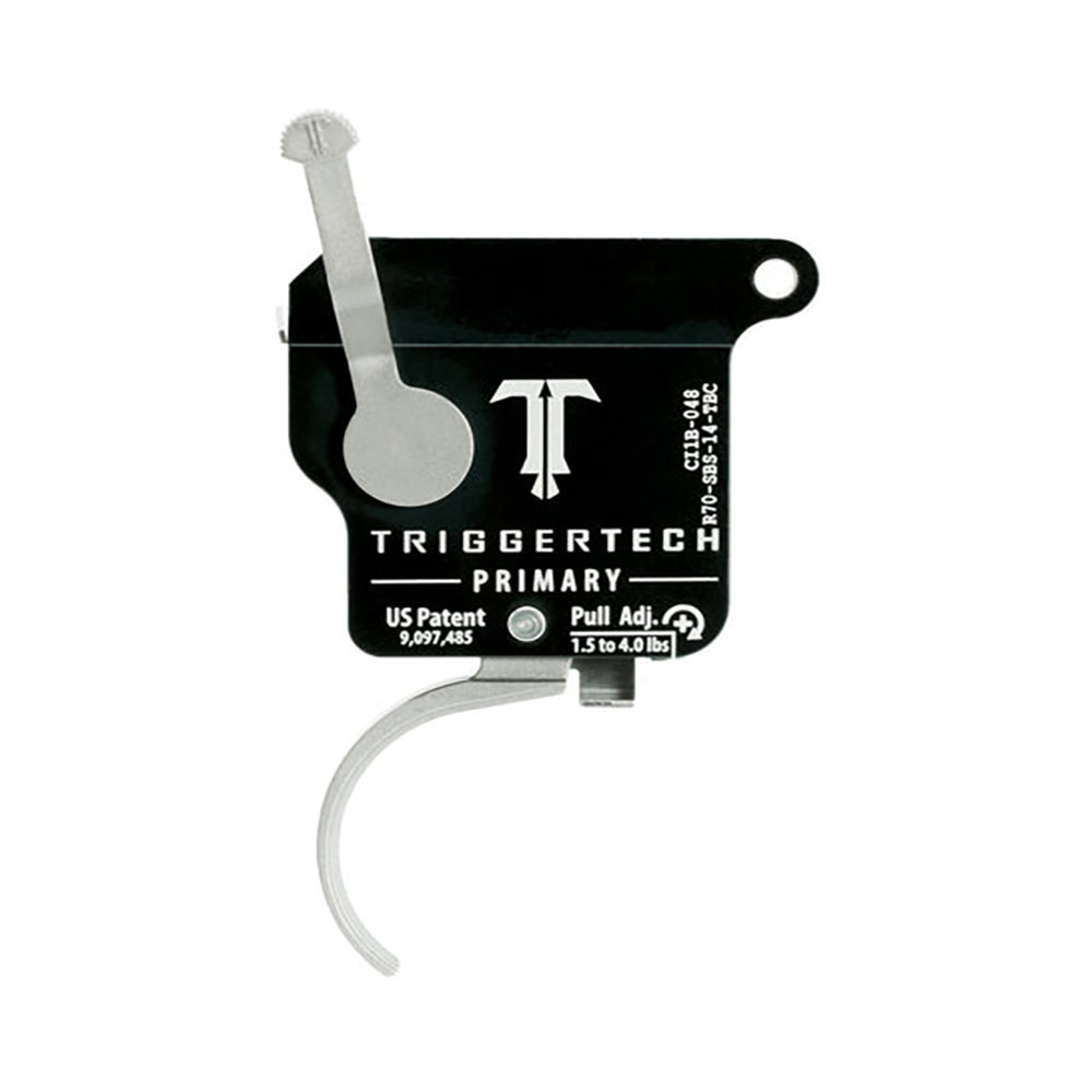 TRIGGERTECH Rem700 Primary - Right - Bolt release - Traditional Curved (Stainless)