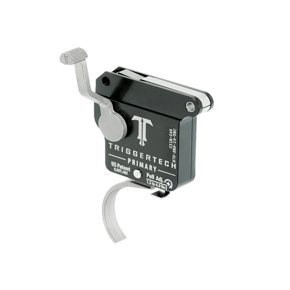 TRIGGERTECH Rem700 Primary - Right - Bolt release - Traditional Curved (Stainless)