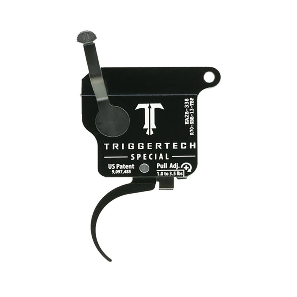 TRIGGERTECH Rem700 Special - Right - Bolt release - Pro Curved (PVD Black)