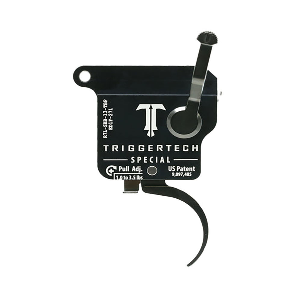 TRIGGERTECH Rem700 Special - Left - Bolt release - Pro Curved (PVD Black)