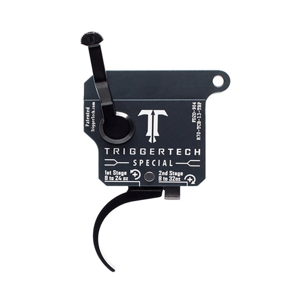TRIGGERTECH Rem700 Special Two-Stage - Right - Bolt release - Pro Curved (PVD Black)