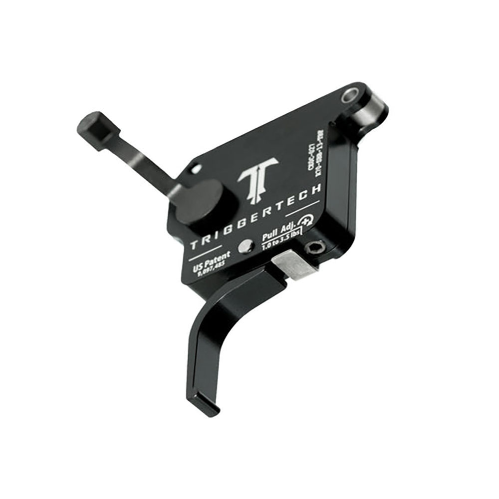 TRIGGERTECH Rem Model 7 Primary - Right - Straight Flat (PVD Black)