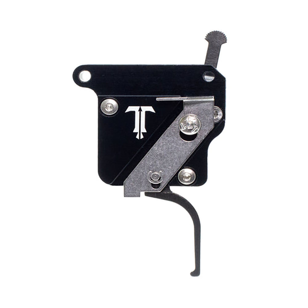 TRIGGERTECH Rem Model 7 Special - Right - Straight Flat (PVD Black)