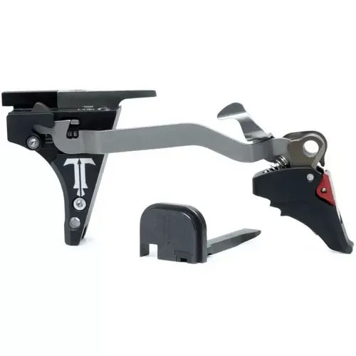 Mejora tu Glock con el ACE Trigger System de TRIGGERTECH, que ofrece un disparo más suave y rápido, garantizando precisión y confiabilidad en cada tiro.
