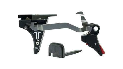 Mejora tu Glock con el ACE Trigger System de TRIGGERTECH: gatillo de alta precisión, respuesta rápida y ajuste fácil para un mejor rendimiento en el tiro.