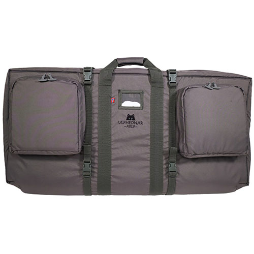 La ULFHEDNAR Double Bow Bag de 100 cm es ligera y equipada, perfecta para transportar tus arcos con comodidad gracias a sus correas de mochila.
