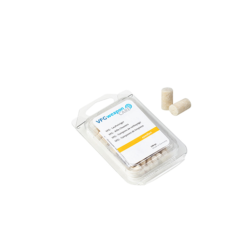 Los limpiadores de cañón VFG COMFORT son ideales para suciedad ligera y para engrasar o desengrasar, ¡perfectos para calibres de 4 a 4.5mm!