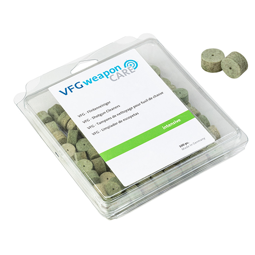 El limpiador de cañones INTENSIVE de VFG es altamente abrasivo, elástico y absorbente, garantizando una limpieza profunda sin cepillos ni herramientas abrasivas.