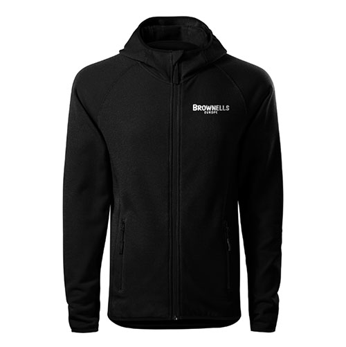 La chaqueta Fleece de Brownells Europe es cómoda, de secado rápido y con un corte atlético, ideal para tus actividades deportivas y al aire libre.