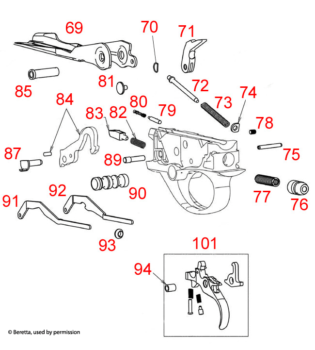 Beretta® A300 Xtrema Trigger 