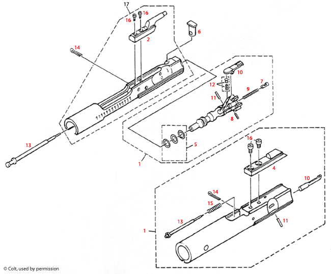 Colt® AR-15 Bolt Carrier Assembly 