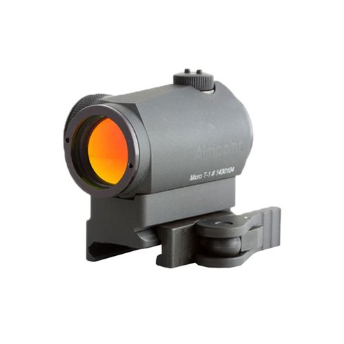 El montaje AIMPOINT MICRO T1/T2 es ligero y de liberación rápida, asegurando tu red dot con tornillos de acero, ideal para soportar el retroceso.