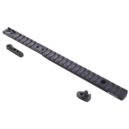 Mejora tu Marlin con este rail ligero que incluye miras de respaldo, ajuste para viento y elevación, y acepta montajes Picatinny o Weaver.