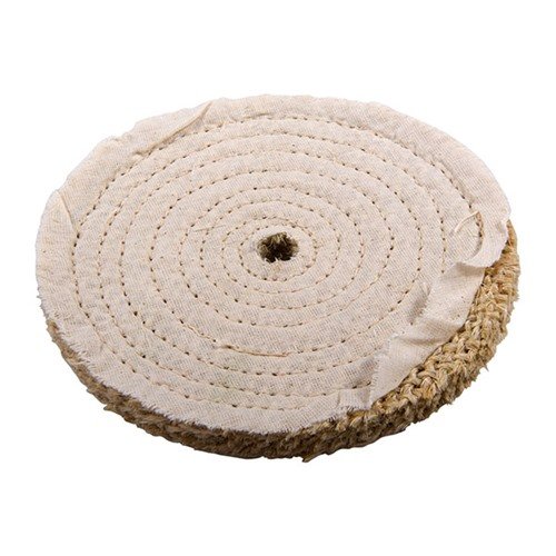 Las ruedas de sisal de 6" son perfectas para eliminar rápido metal rugoso y óxido, con 7 capas de yute tejido y construcción duradera para acabados atractivos.