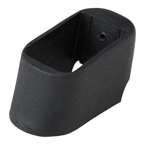 El Grip Extender para Glock® permite usar cargadores de tamaño completo en armas compactas, mejorando la comodidad y el control del disparo.