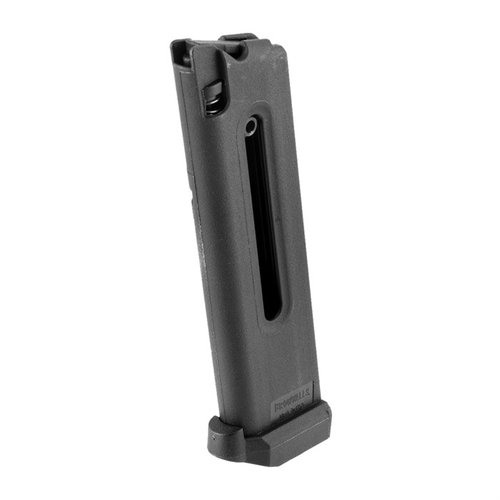 El cargador Brownells 1911 .22 de 10 rondas es compatible con múltiples conversiones, duradero y optimizado para una alimentación confiable y fácil mantenimiento.