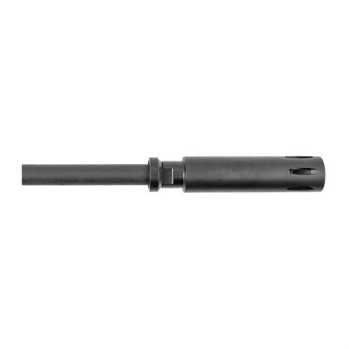 El Flash Hider y anillo de granada XM177 de Brownells es perfecto para tu carabina retro, hecho de acero 8620L con acabado en óxido negro y medidas originales.