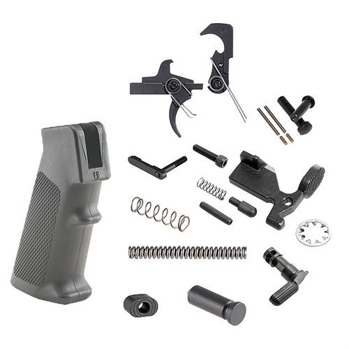 ¡Olvídate de complicaciones! El BRN-180 LOWER PARTS KIT de Brownells incluye todas las piezas esenciales para tu proyecto, garantizando calidad y facilidad de montaje.