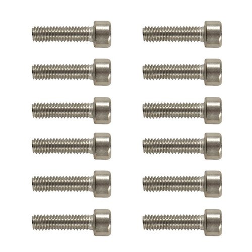 Consigue 12 tornillos Torx de acero inoxidable para montajes de visor, ideales para reemplazar o actualizar tus anclajes sin gastar de más.
