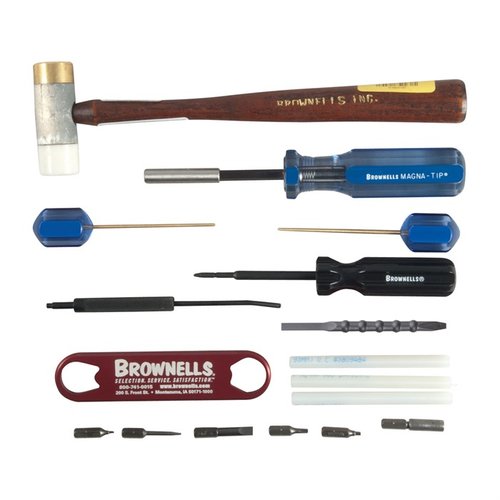 Mejora tu kit de herramientas con el 1911 Armorer's Add-On Pak, que incluye 15 herramientas esenciales para armar, desarmar y mantener pistolas 1911.