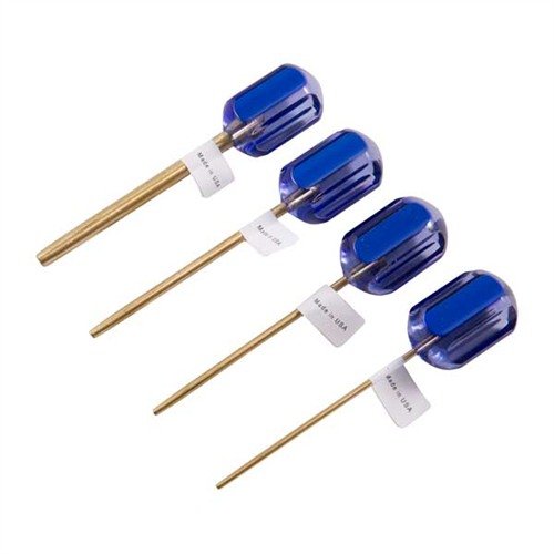 Los punzones de alineación y empuje de Brownells facilitan la alineación de piezas y la instalación de pasadores, con un diseño ergonómico y cuatro tamaños versátiles.