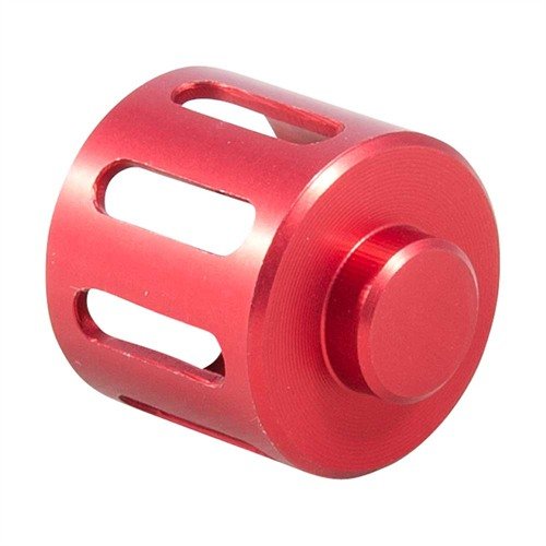 Los followers de aluminio rojo para Remington 870/1100/1187 en 20 gauge son resistentes y duraderos, perfectos para reemplazar los de fábrica y mejorar tu rendimiento.