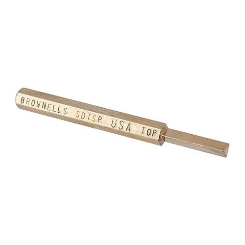 El Small Dovetail Sight Punch de Brownells facilita la instalación y ajuste de miras en armas de mano, con un diseño robusto y caras de punzón triangulares.