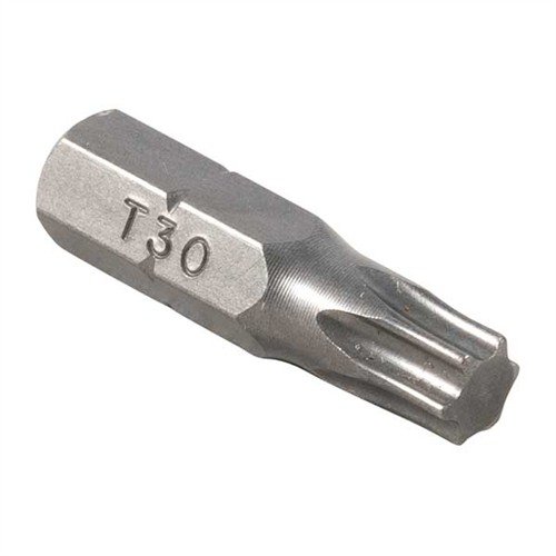Los bits TORX® T30 son ideales para todo, desde anclajes de miras hasta electrodomésticos. Incluye 10 bits de 1