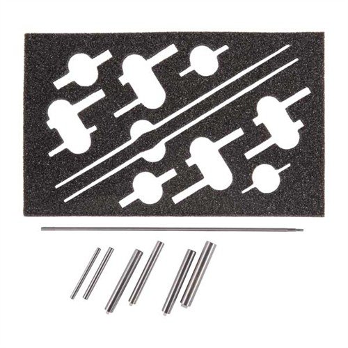 Con los REVOLVER RANGE RODS, podrás verificar al instante la alineación del cañón y el cilindro, asegurando precisión y calidad en tus armas.