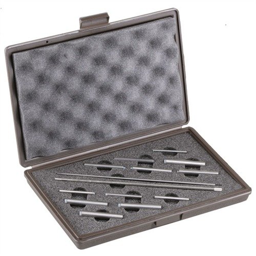 Con los REVOLVER RANGE RODS de BROWNELLS, verifica al instante la alineación del cañón y el cilindro, ideal para trabajos de precisión y mantenimiento profesional.