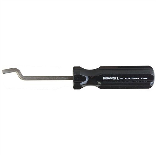 El S&W Rebound Slide Spring Tool comprime fácilmente el resorte sin dañar el marco, ideal para los marcos J, K, L, N y X. ¡Perfecto para tus reparaciones!
