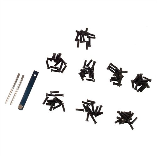 .146x48 OVERSIZE 6-48 SCREW SHOP KIT te permite reparar agujeros dañados sin necesidad de redrillar, incluye tornillos, brocas y herramientas para facilitarte el trabajo.