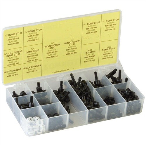 El Kit de Sling Swivel Stud de Uncle Mike's te ofrece todas las piezas necesarias para tus proyectos, ahorrando tiempo y dinero en un solo paquete.