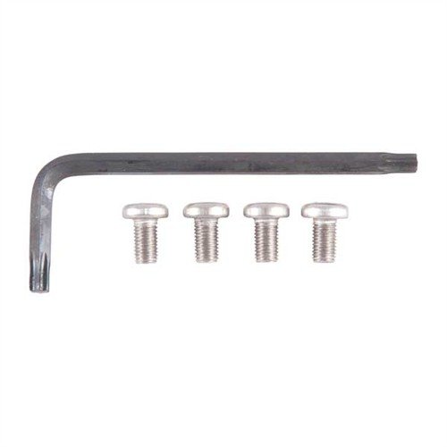 Los tornillos de agarre Torx® 1911 ofrecen un estilo único y previenen rayones en las empuñaduras, asegurando un ajuste perfecto en tu pistola favorita.