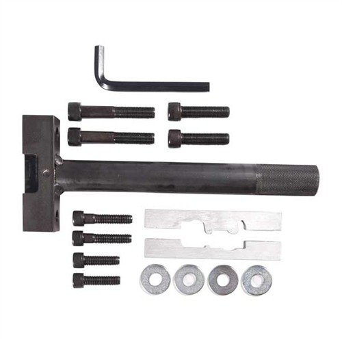 La llave de acción para revólver S&W de Brownells rodea completamente el marco, evitando daños por torsión con cabezales de aluminio sin marcas y es intercambiable.