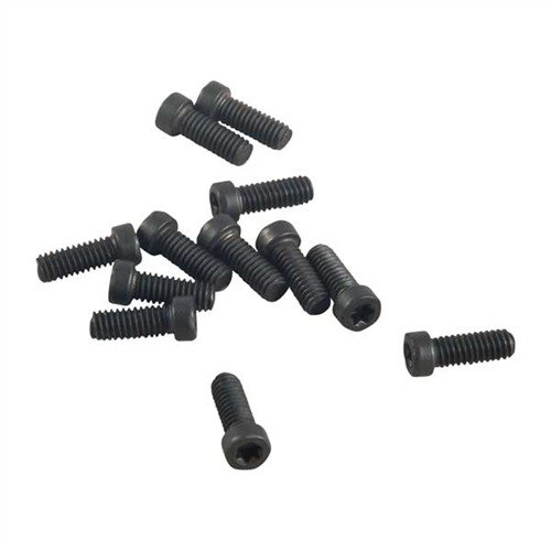 Este kit incluye 240 tornillos TORX de alta calidad, con cabezas T-10 y T-15, ideal para anillas y bases, todo en una caja práctica y ordenada.