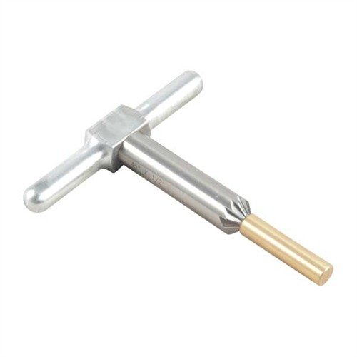 Con el cortador de chamfering de 45°, podrás suavizar los bordes de los cañones y recámaras, facilitando la recarga rápida y asegurando una salida limpia de balas.